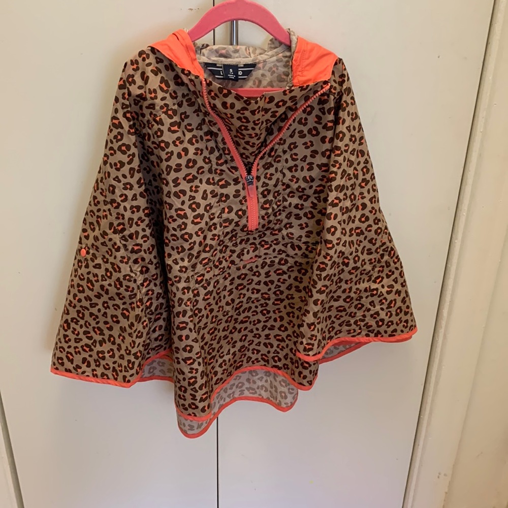 Lands End girls rain poncho. Size 7-8 (small)